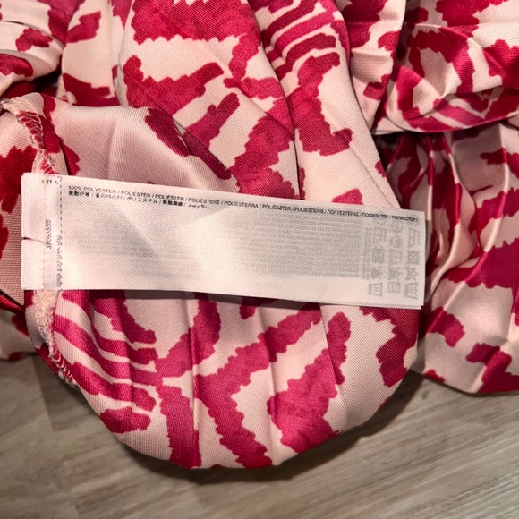 Height waist Plisse pleated midi skirt pink - Picture 7 of 7